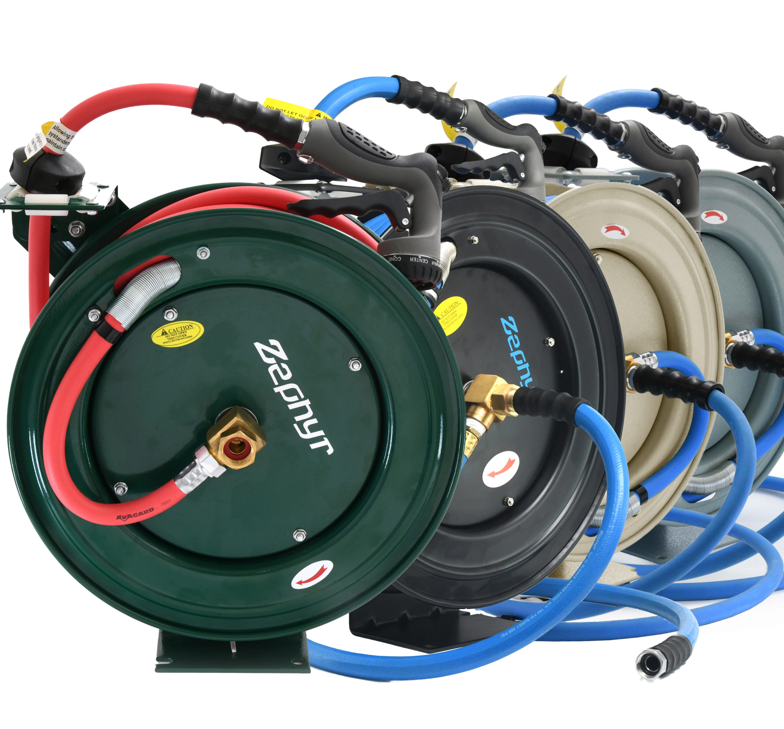 LUBEMATE Retractable Air & water Hose Reels