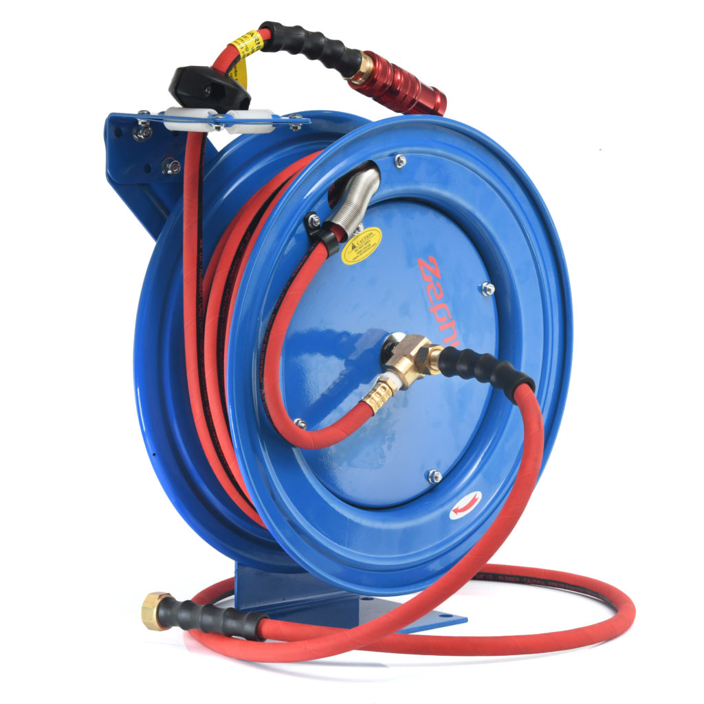 Heavy-Duty Auto-Retractable Steam Hose Reel