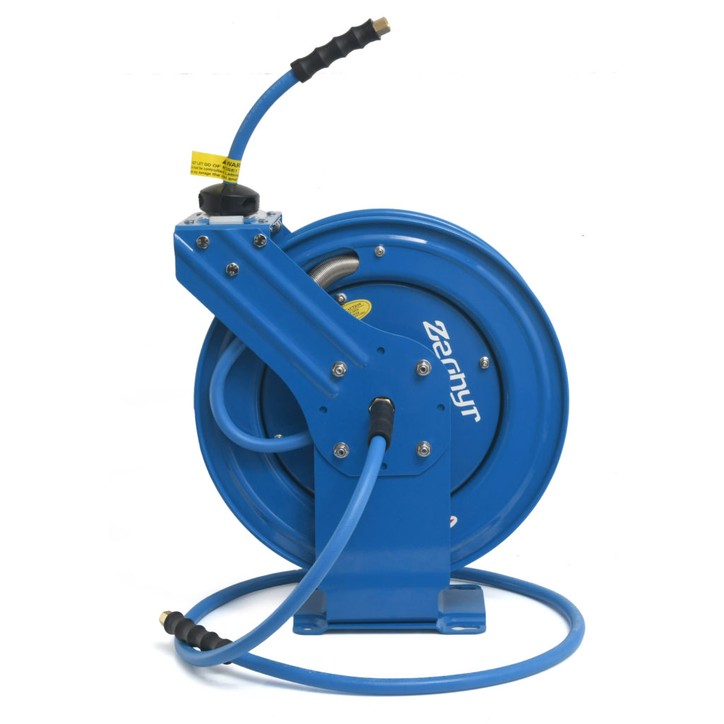 Dual-Arm Auto-Retractable Air Hose Reel