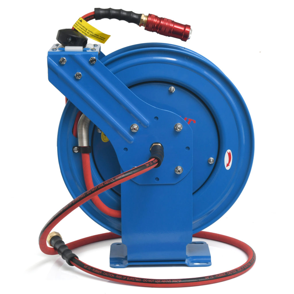 Heavy-Duty Auto-Retractable Steam Hose Reel