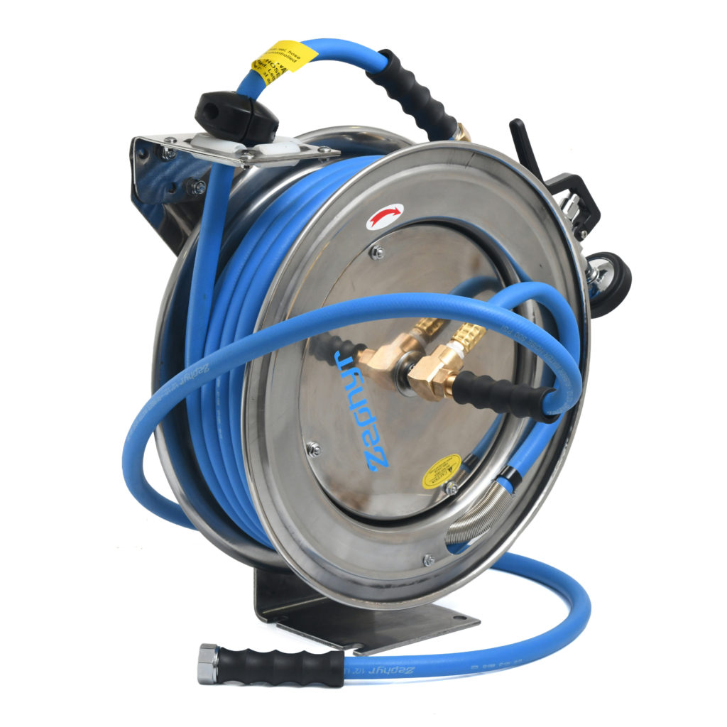 Metal Retractable Water & Air Hose Reel | Macnaught USA