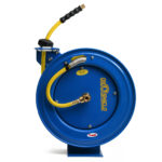 Zephyr 10mm Rubber Yellow Oil Shield Air Hose Reel, ZAR1015HD-OS, Length:  15 m