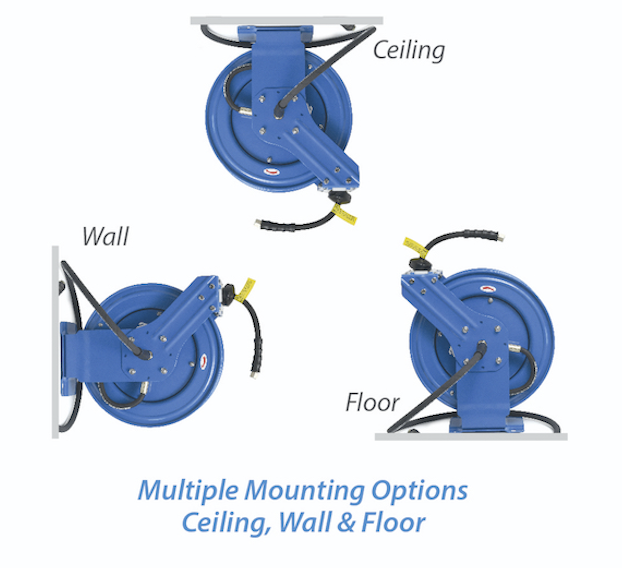 Heavy-Duty Auto-Retractable High Pressure Washer Hose Reel